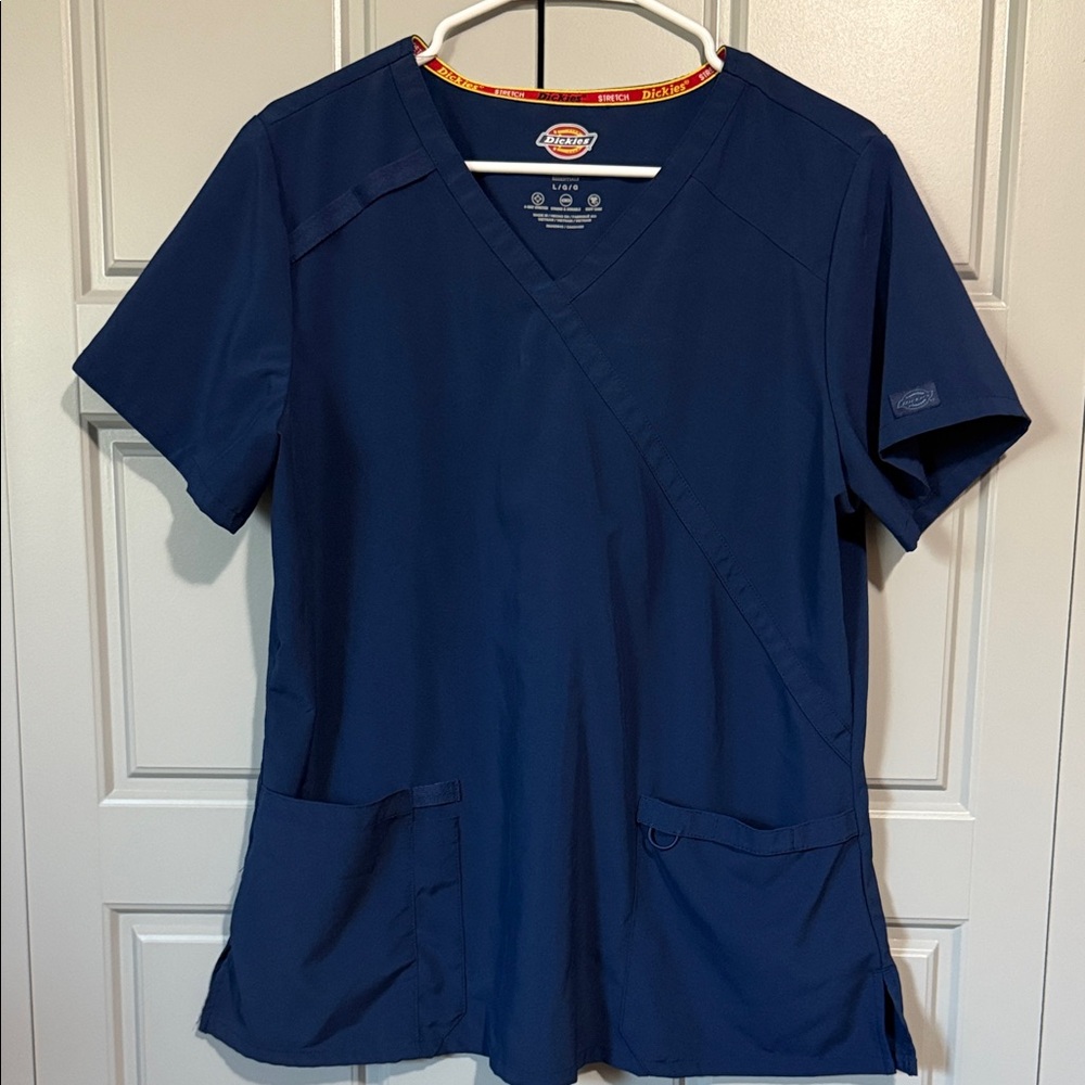 Navy Dickies scrub top